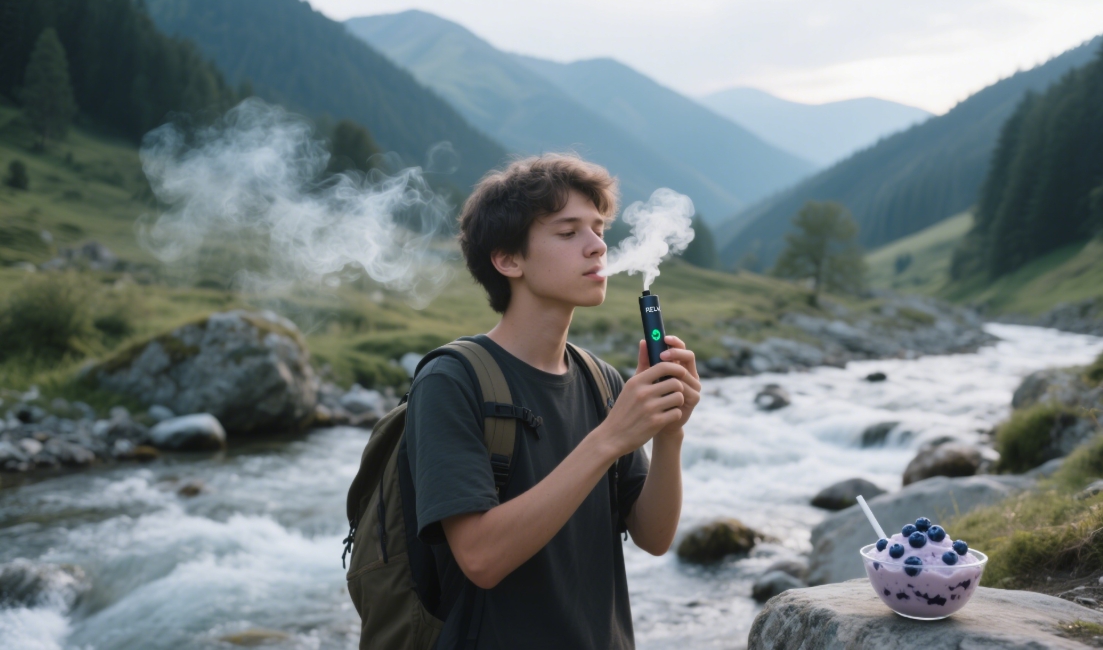 RELX WAKA SoPro 28000 - Minty Blue Razz: Revoluția Vape-ului Dispozabil în România