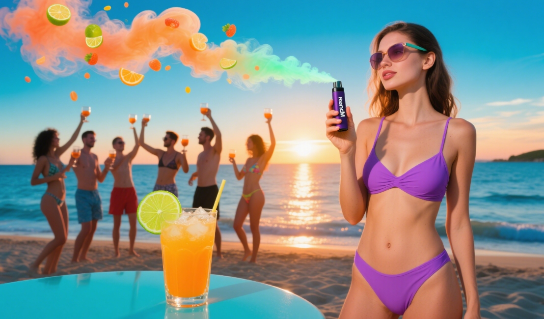 RandM Tornado 10000 Dispozitiv de Vape | Cocktail de Portocale Lime: Revoluția Portabilității și a Aromelor