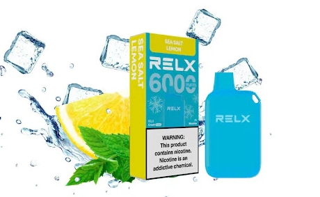 RELX Crush Pocket 6000 Vape – gheață sare de mare lămâie: o experiență de vapare revigorantă și modernă