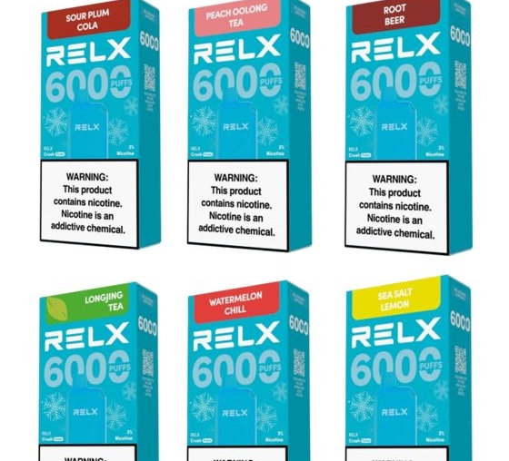 RELX Crush Pocket 6000 Vape – gheață sare de mare lămâie: o experiență de vapare revigorantă și modernă