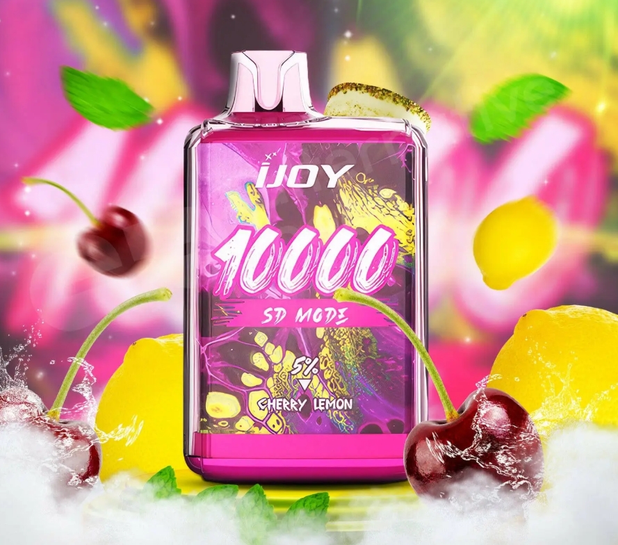 iJOY Bar SD10000 engangs Vape &ndash; Kirseb&aelig;r Citron: En Frisk Revolution til Den Kr&aelig;sne Danske Vaper