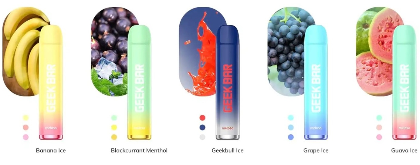 Geek Bar Meloso 600 Puffs Vape - Mentol de Coacăze Negre: O Experiență Revigorantă pentru Vaperii din România
