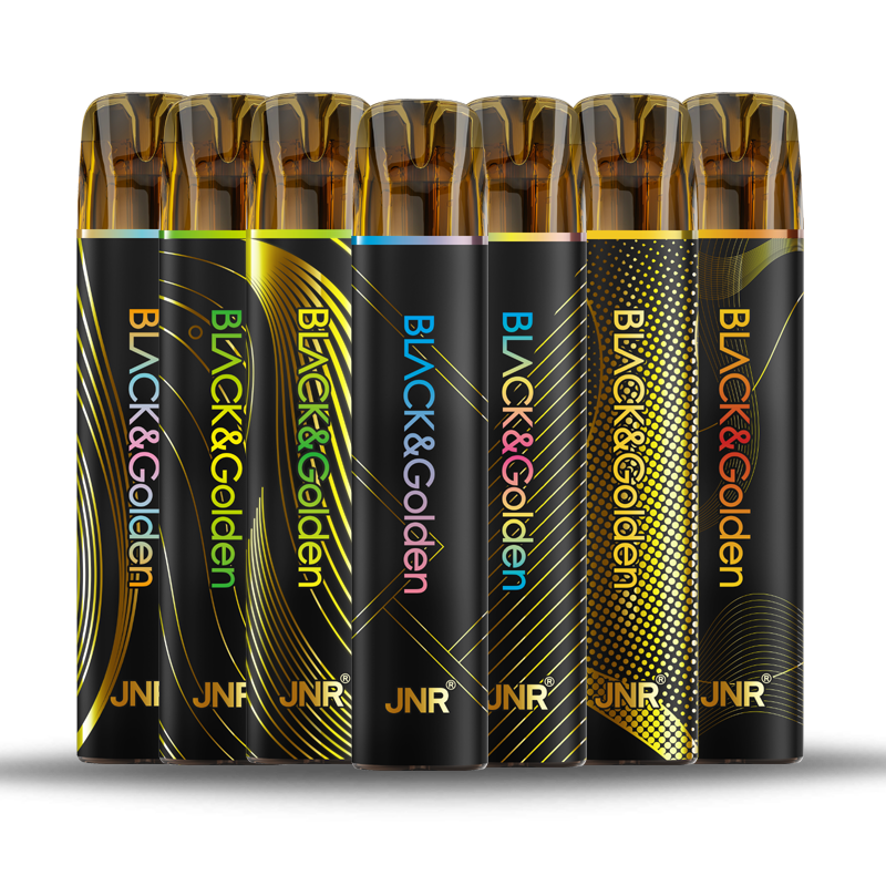 Descoperă JNR BLACK & GOLDEN 800 Puffs Vape - gheață de struguri: O experiență vibrantă în scena vapingului din România 2025