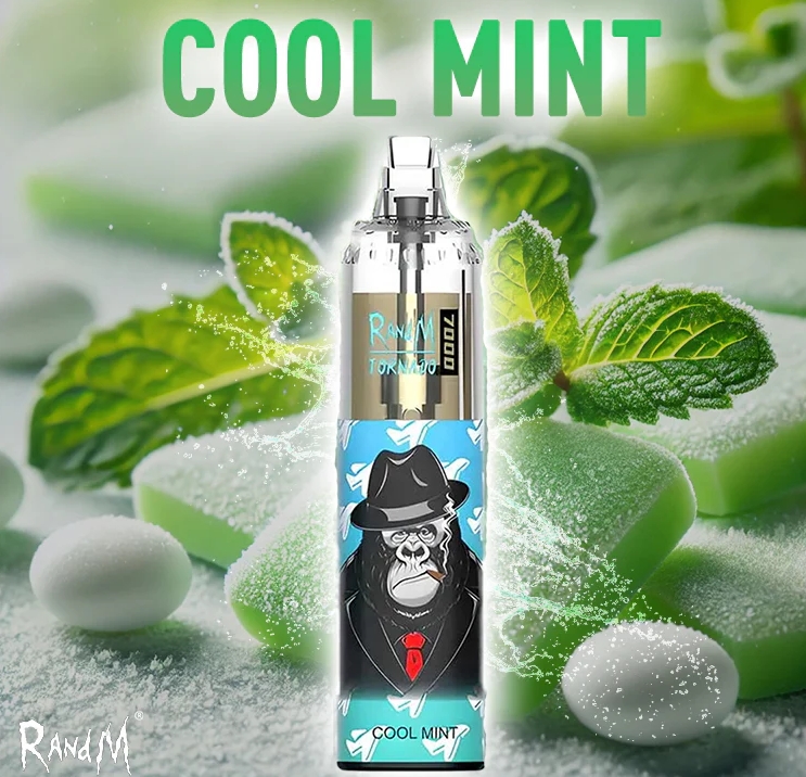 Fumot Tornado 7000 Puffs Vape - menta rece: Răcorire intensă în fiecare inspirație