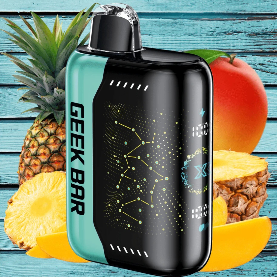 Geek Bar Pulse X 25000 Puffs Vape - ananas mango acru: O revoluție tropicală în lumea vapingului din România