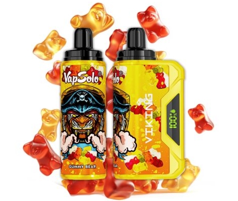 VapSolo VIKING 12000 Puffs Vape - Ursuleț de Gumă: O experiență de vapat de neuitat
