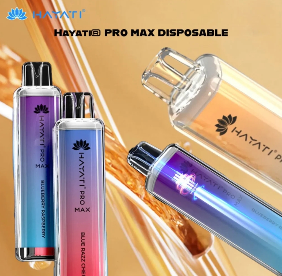 Hayati Pro Max 4000 Puffs Vape - afine, cireș și merișor: Echilibrul perfect între savoare, stil și performanță