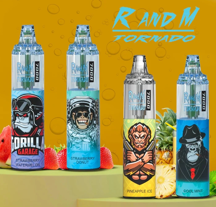 Descoperă RandM Tornado 7000 Puffs Vape - Banană Căpșuni: O Experiență de Vaping de Neuitat