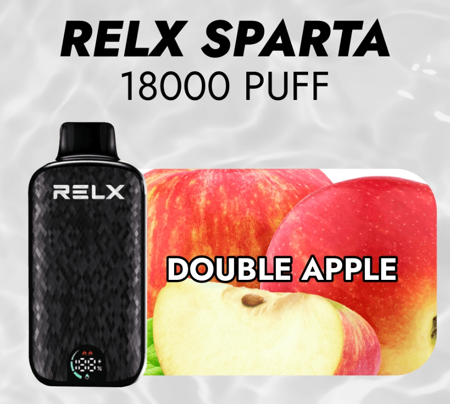 RELX Sparta 18000 Puffs Vape – Măr: Puterea prospețimii într-un format inteligent, creat pentru România anului 2025