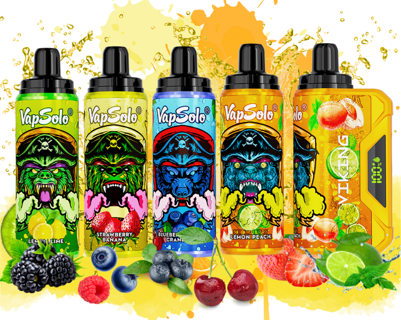 VapSolo VIKING 12000 Puffs Vape - Ursuleț de Gumă: O experiență de vapat de neuitat