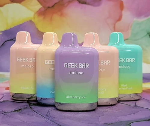 Geek Bar Meloso Pro 4000 Puffs Vape – Gheață de Piersici: Prospețime Fructată în Format Inteligent