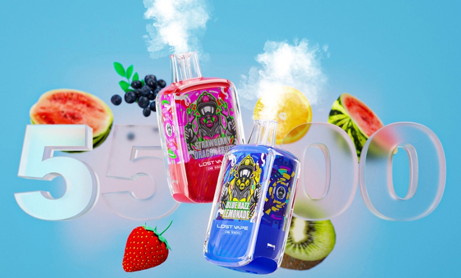 Lost Vape Orion OB5500 – boabe de kiwi: o explozie tropicală în 5500 de pufuri rafinate