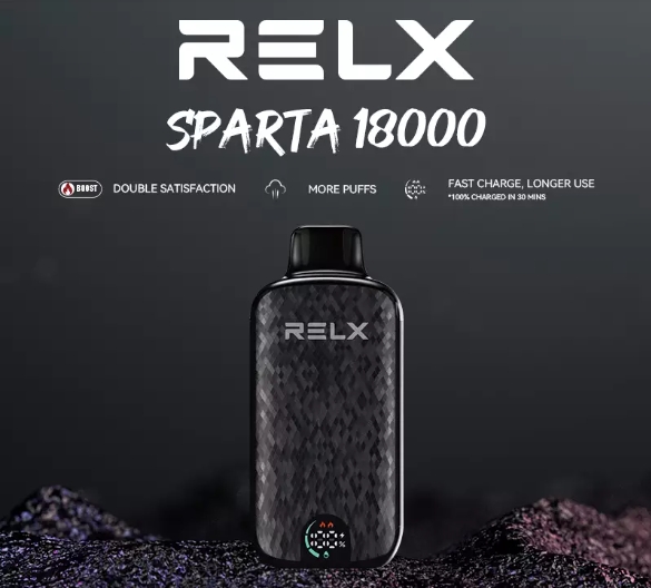 RELX Sparta 18000 Puffs Vape – Măr: Puterea prospețimii într-un format inteligent, creat pentru România anului 2025