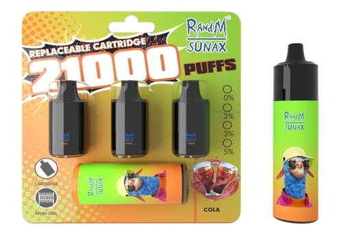 Gustul cola reinventat: RandM Sunax 21000 Puffs Vaoe – experiența care depășește așteptările