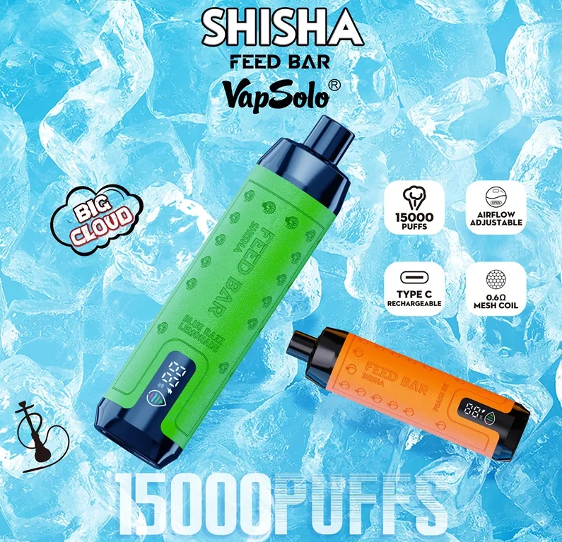VapSolo SHISHA 15000 Puffs Vape - limonada albastru razz: O experiență de vapat de neuitat